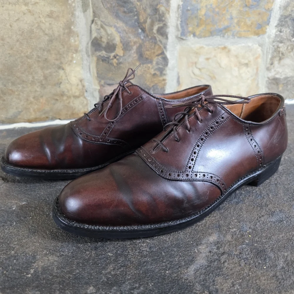 Alden Traditional Saddle Shoes 994 Shell Cordovan